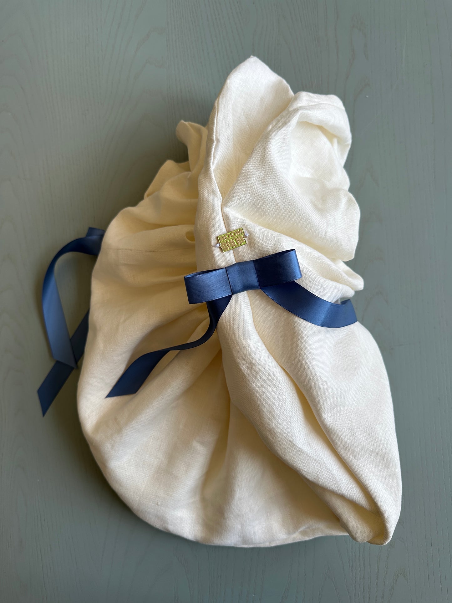 Linen Baguette Bag