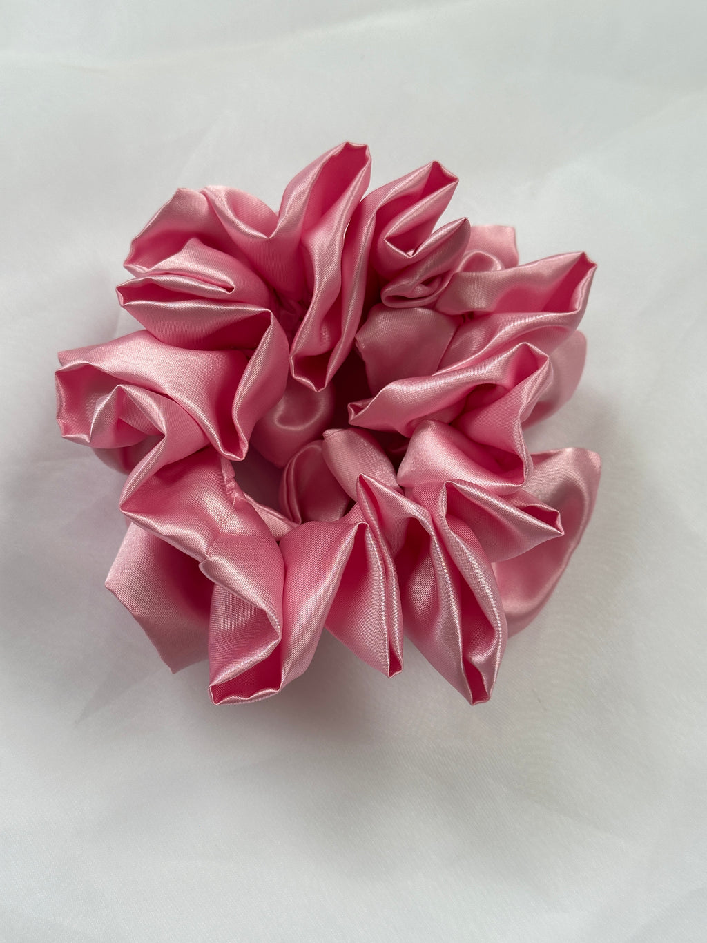 Satin Ruffle Scrunchie