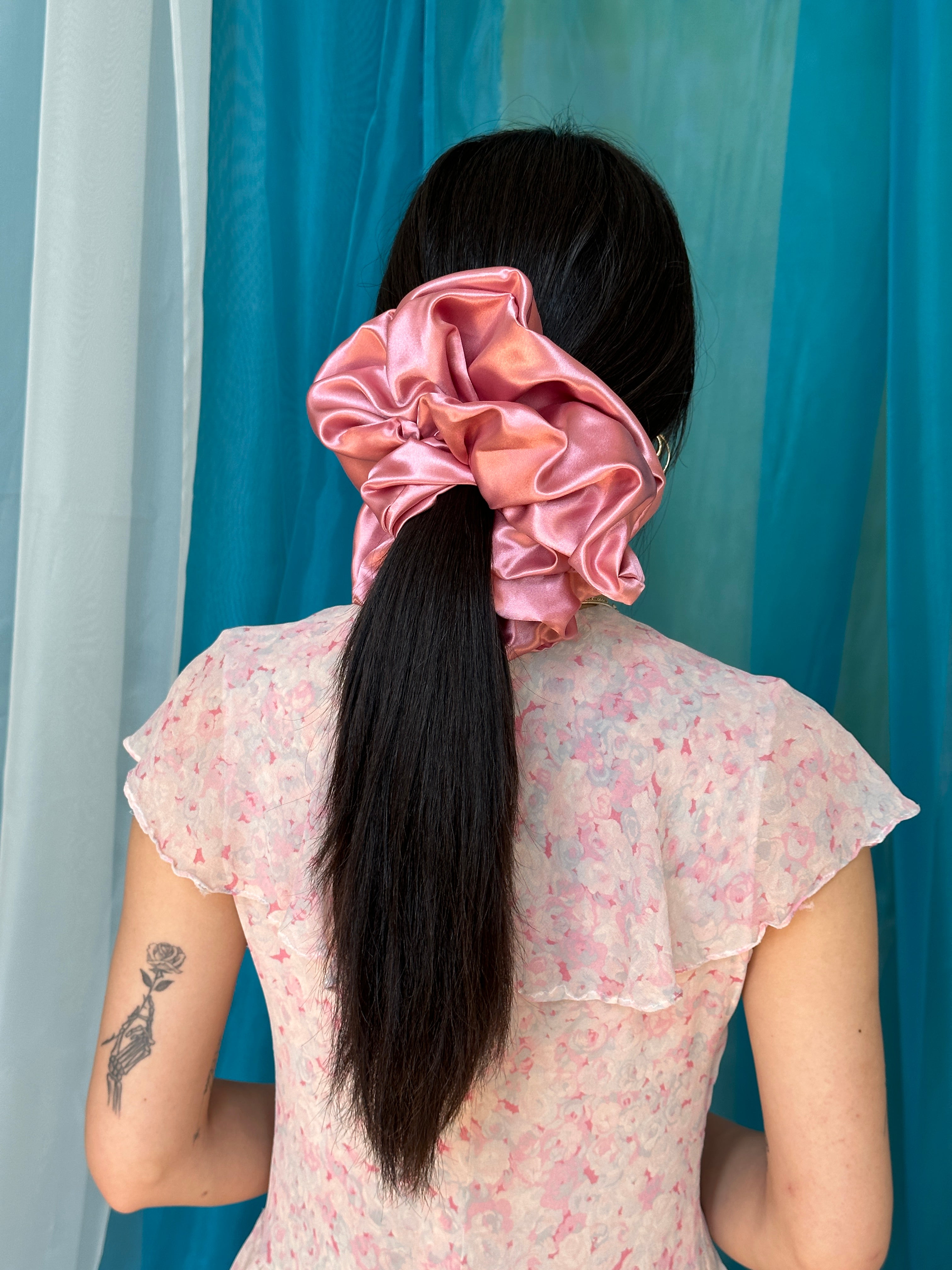 Giant Satin Scrunchie
