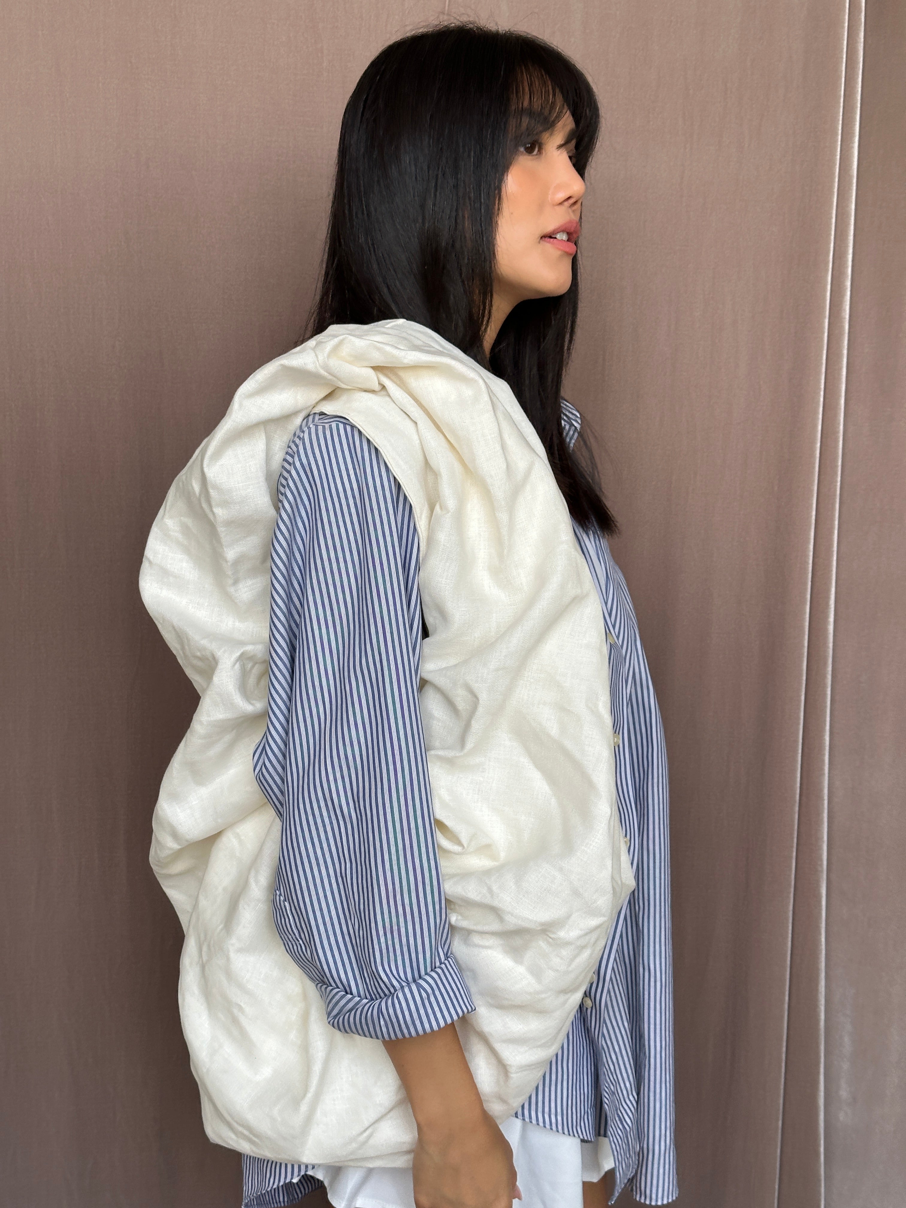 XL Linen Bounce Bag