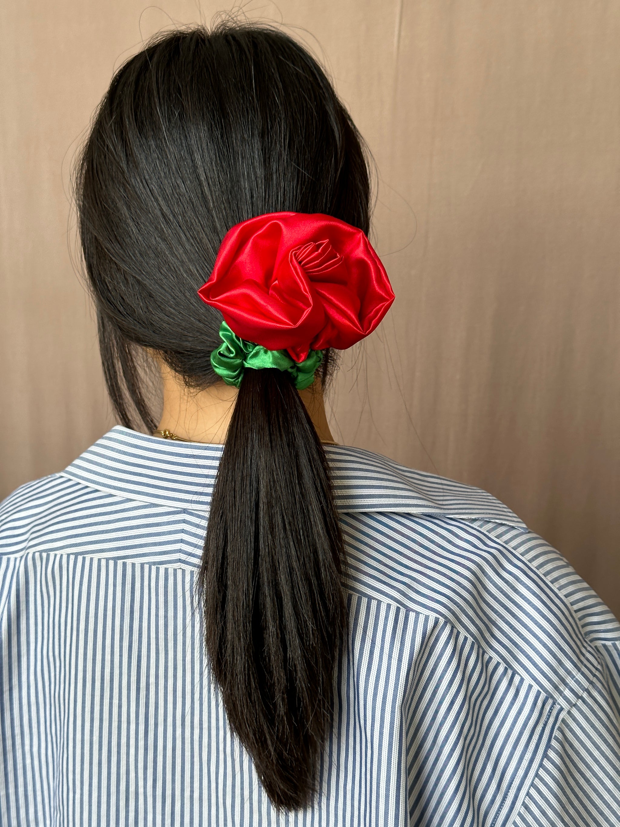 Orchid Rosette Scrunchie main image 1